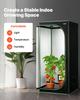 Indoor Grow Tent, 80 x 80 x 180 cm, 600D High Reflective Mylar, Indoor Plant Tent with Observation Window, Floor Tray & Zipper, Heavy Duty Growing