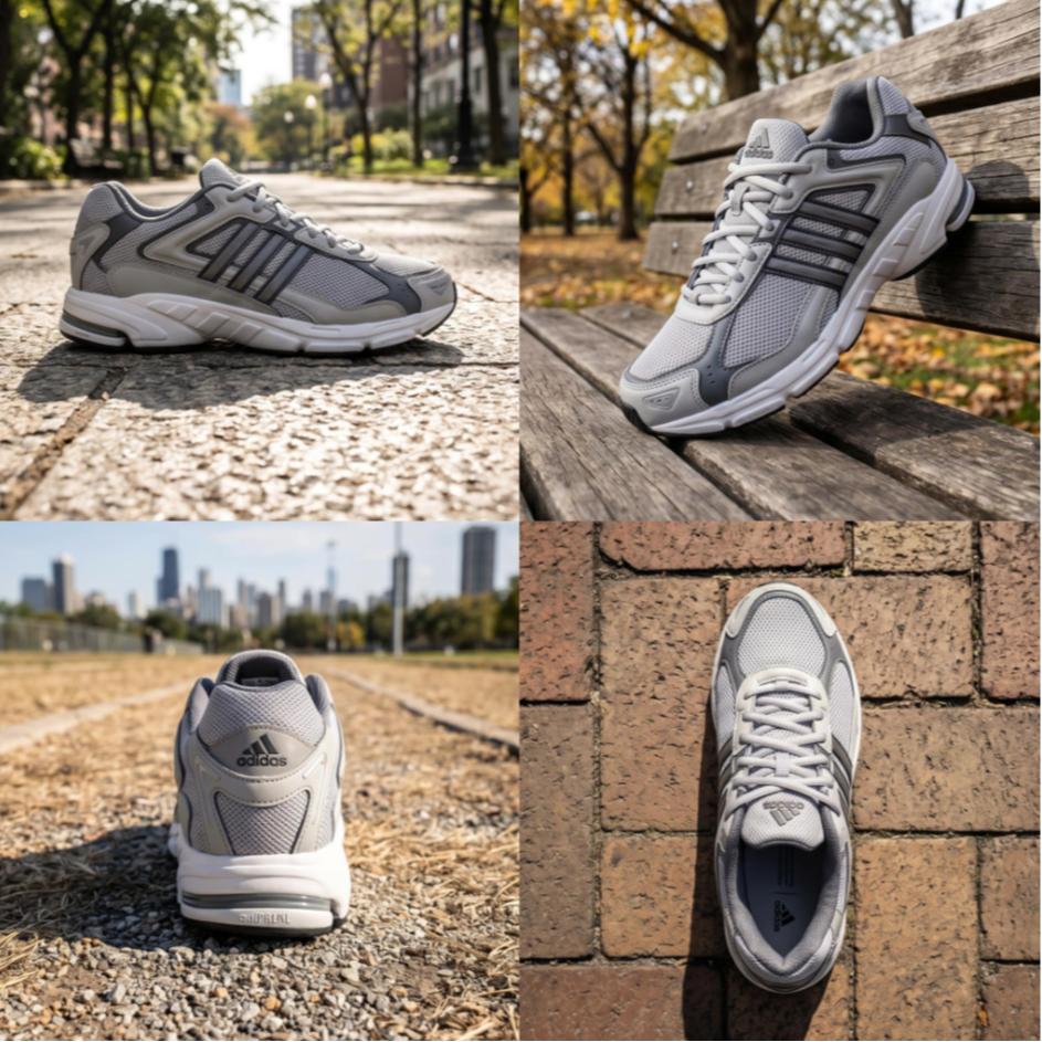 adidas Кроссовки унисекс Response CL Metal Grey Серо-четыре кристально-белые GZ1561