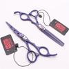 Набор парикмахерских ножниц Fire Artisan 6,0 дюйма, разноцветный - Прямые и филировочные ножницы для точной стрижки волос