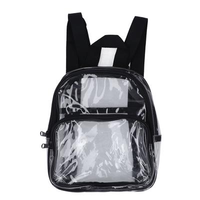 Мини Прозрачный Рюкзак Одобренный для Стадионов ПВХ Прозрачный Рюкзак для Работы Путешествий Спорта