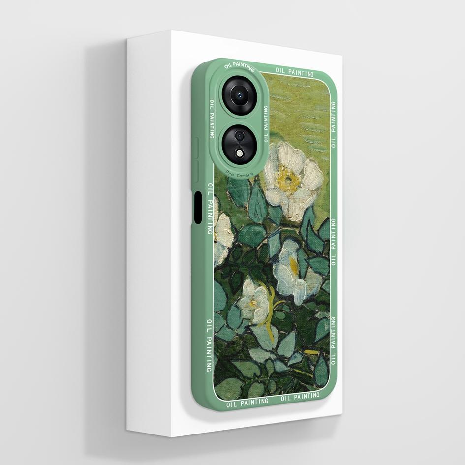 Для Oppo A58 A78 4G 5G чехол Роскошный модный противоударный противоударный противоударный квадратный матовый мягкий жидкий силиконовый протектор экрана для бамперов Oppo