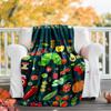 The Very Hungry Caterpillar Theme Printed Blanket - Perfect for Couch, Bed, Travel & Outdoor Use | Machine Washable, Cozy & Durable.