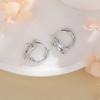 925 Silver Cat Earrings for Women Ear Wire Cute Fresh Aesthetic Korean Smooth Trend Jewelry Gift