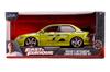 Jada Toys Fast Furious Series Mitsubishi Lancer Evo VII Завершенный продукт и 1/24 F&F Green/Графика (Брайан)