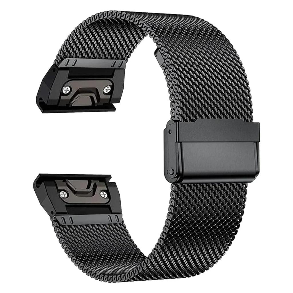 26mm 22 20 Quick Fit Strap for Garmin Fenix 7X 7 Pro Fenix 6X 6 5X 5Plus Tactix 7 Forerunner 965 955 Enduro Stainless Steel Band