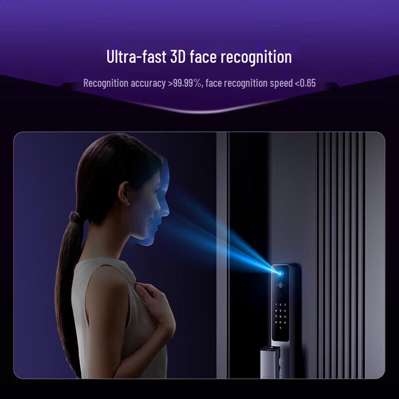 Умный замок KAADAS Q9 FVP V2 с 3D-распознаванием лица