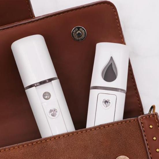 Ультразвуковой портативный мини-диффузор, перезаряжаемый через USB портативный увлажнитель воздуха, отпариватель для лица, распылитель воды