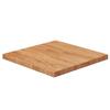 343028 vidaXL Square Table Top Light Brown40x40x2.5cm Treated Oak Wood