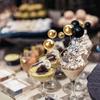 27 шт. Жемчужные шарики Топпер для торта С Днем Рождения Вставка в торт Пик DIY Наборная вставка для украшения торта на вечеринку по случаю дня рождения (Черное золото)