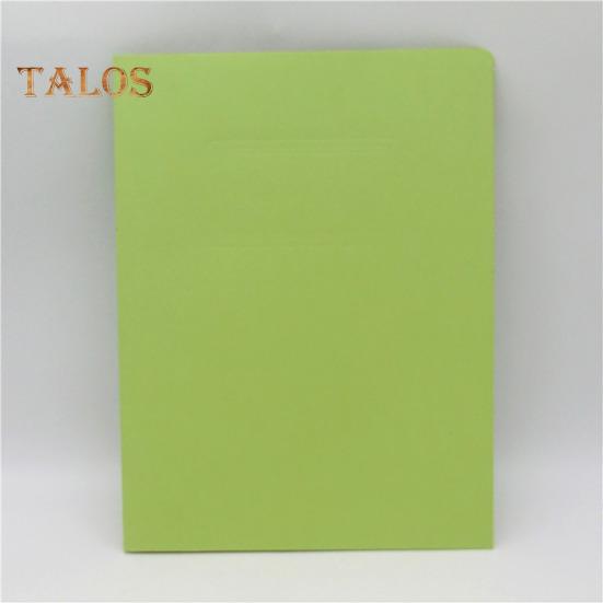 A4 Double File Folder Color-Coded Paperwork Organizer Double Pocket Business Card Slot Visual Appeal File Organizer