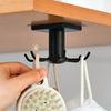 Storage Hook 360 Degree Rotatable with 6 Hooks Convenient Storage Solution for Utensils Tools Towels