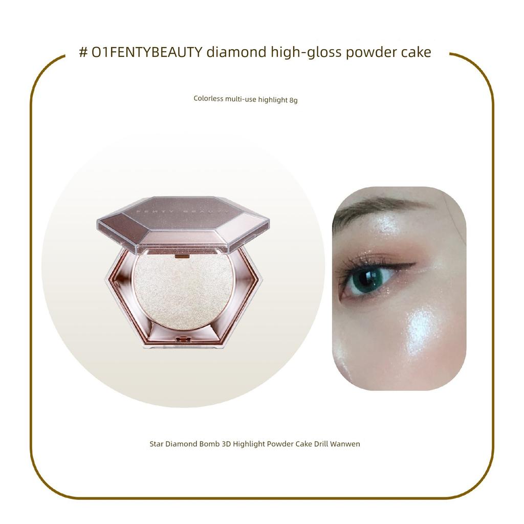 Четкие контуры! Fenty Beauty Контурный стик Рианна Алмазный хайлайтер Жемчужные подсвечивающие тени Янтарный