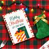 Full Color Design Christmas Card Clip College Survival Gift Book DIY Spiral Binding Festive Functional Xmas Student Themed Bookshelves