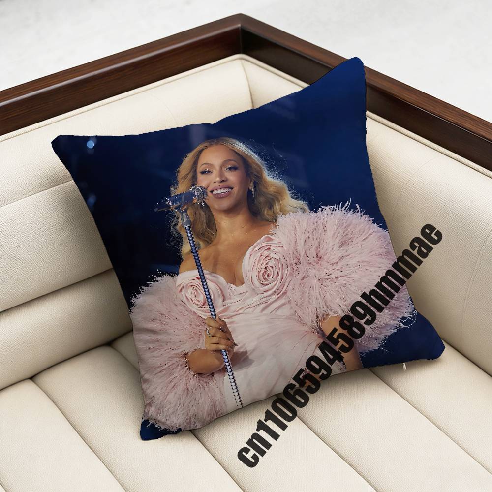 For For Singer BBeyonce Cowboy Throw Pillow Case Sham xcm xcm Square Home Pillowcase Cushion Cover