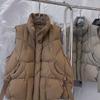 Thickened Jacket, Large Size Down Cotton Vest, Women's Jacket, Western-style Autumn and Winter Sleeveless Vest