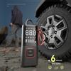 2000*3 MAH Автомобильный беспроводной воздушный насос Портативный воздушный компрессор для автомобильного велосипедного шарикового накачивателя 150PSI с прикуривателем и USB-кабелем для зарядки