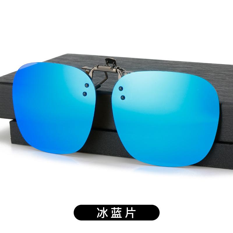 Солнцезащитные очки-клипсы, для рыбалки на открытом воздухе, для вождения, поляризационные, клипсовые, день и ночь, без оправы, многоугольные очки