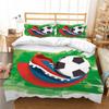 Лидер продаж 3D футбольная картина пододеяльники Высокое качество Постельное белье King Double Size Дышащие украшения для спальни Наборы постельных принадлежностей