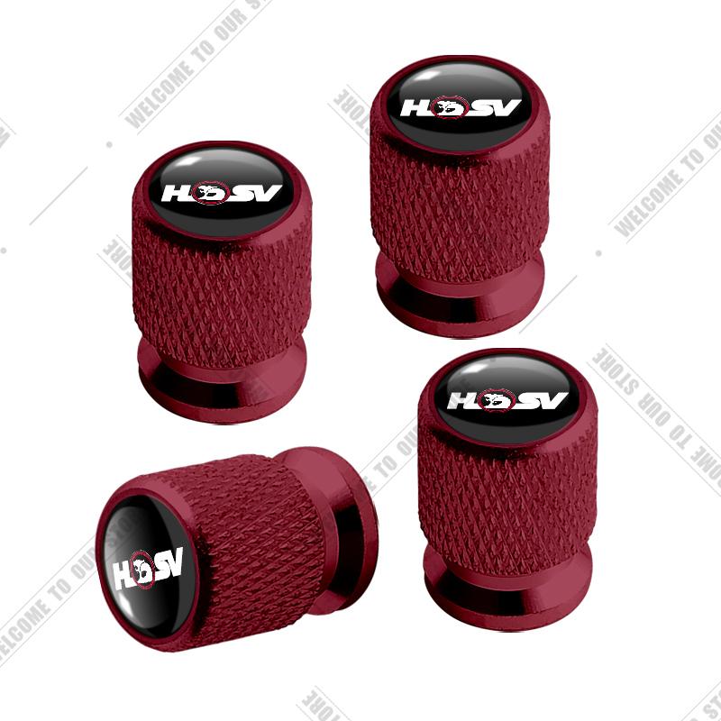 Car CNC Aluminum Lion HSV Emblem For Holden Special Vehicle Chevrolet GTS Colorado VX 4pcs Tire Valve Air Port Stem Cover Caps