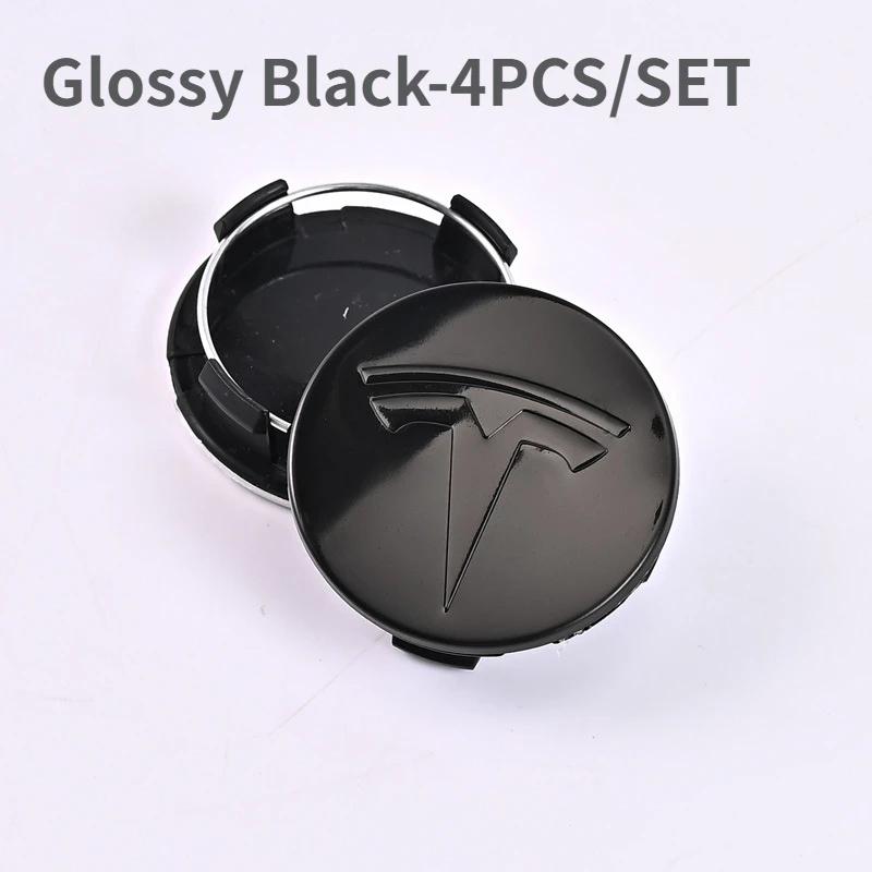 4pcs 56mm for Tesla Car Center Hub Caps Wheel Covers Model 3 Y S X Roadster P75D P85D P90D P100D Badge Exterior Accessorie