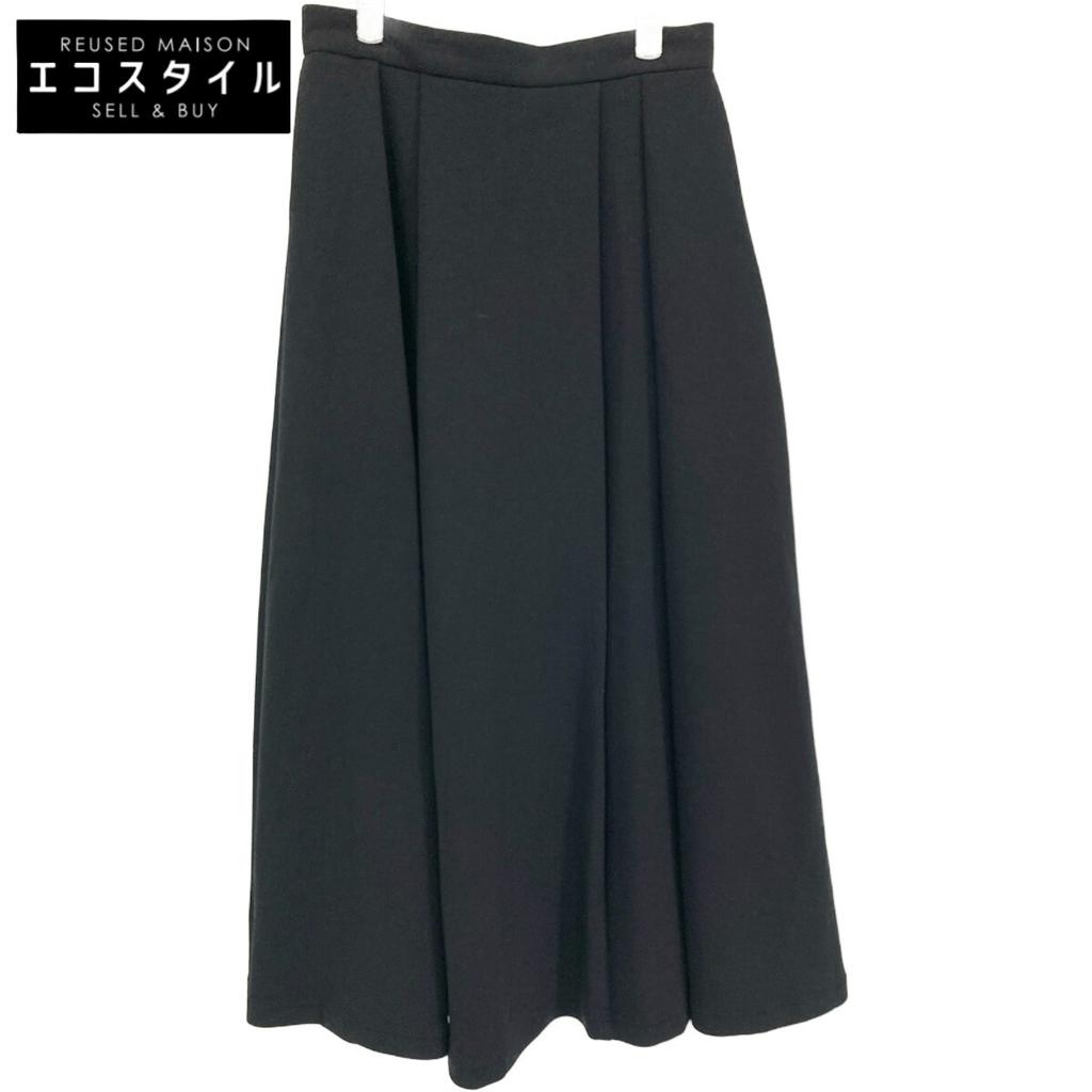 BLENHEIM 24AW Black Long Flare Skirt skirt S blackUsed