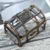 Plastic Transparent Pirate Treasure Box Crystal Gem Jewelry Box Storage Organizer Chest Treasure for Jewelry Gem Trinket Box