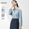 Sentubila Wrinkle-Resistant Easy-Care Women's Shirt Spring Autumn Professional Commuter Formal Long Sleeve Top