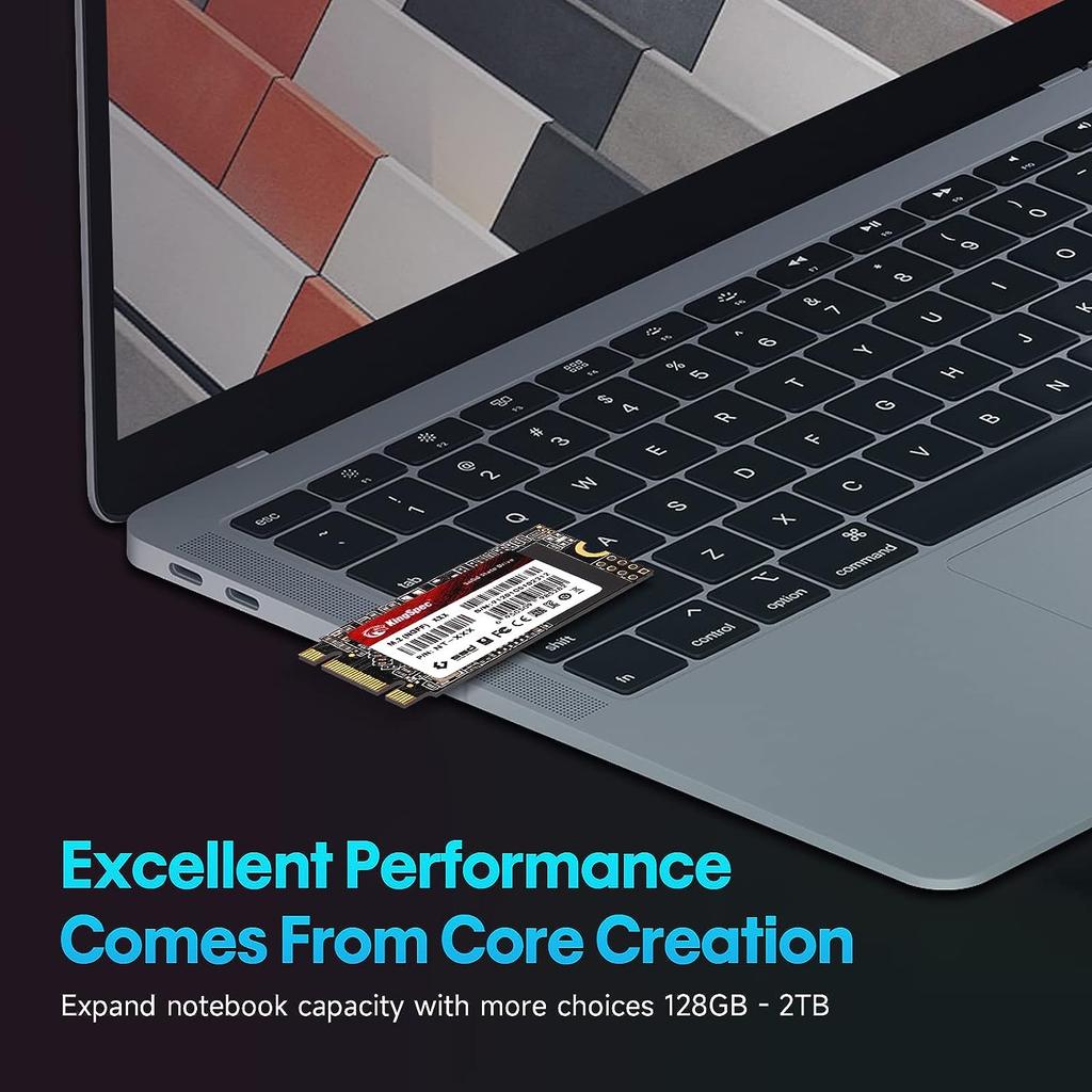 SSD KingSpec M.2 SATA NGFF 2242 Твердотельный накопитель Скорость чтения до 560 МБ/с Серия NT 2242