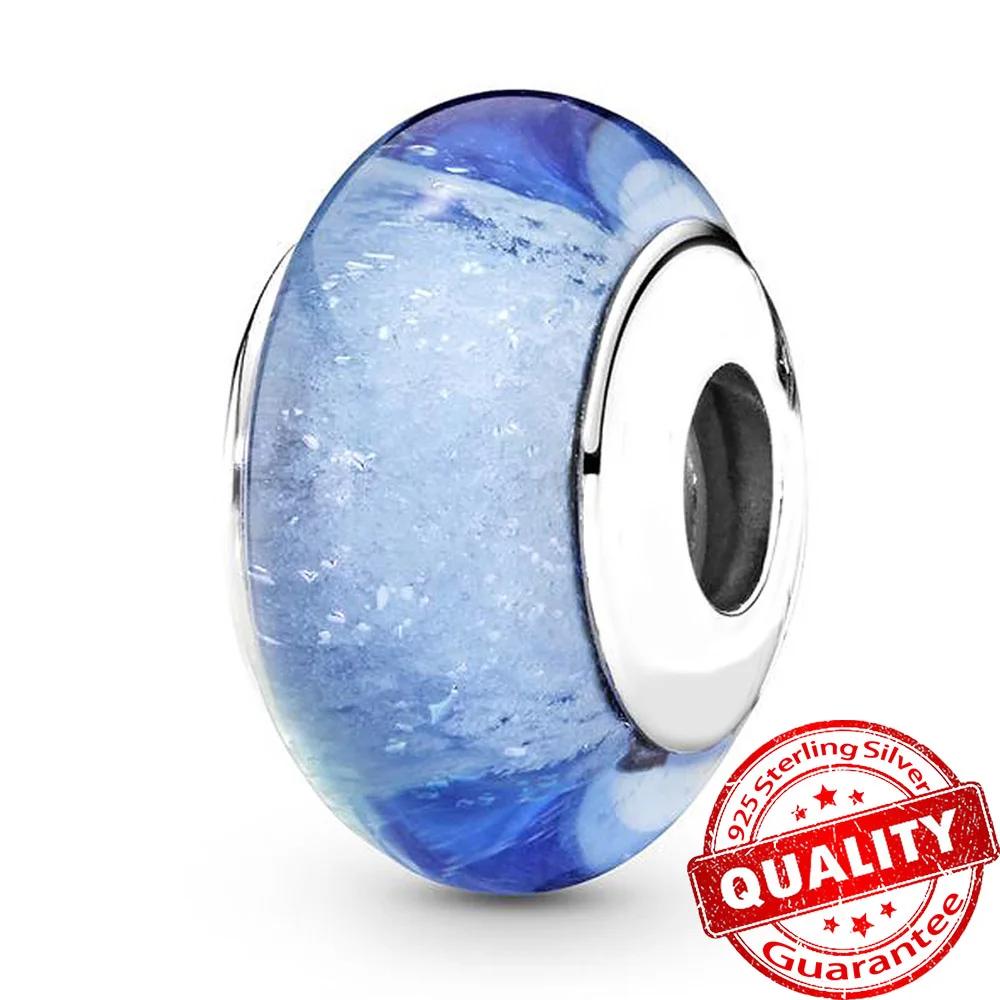 Новый Медный Красочный Цветок Муранское Стекло Шарм Подходит Оригинальный Браслет Ожерелье Сердце Муранское Стекло Сделай Сам Изысканные Ювелирные Изделия