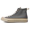 1970s Classic High-Top Canvas Sneakers Unisex Sneakers Gray A09111C