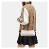 COACH Charlotte 25 Gold Logo Chain Zipper Pocket Crocodile Pattern Leather Pillow Bag Hand Crossbody Shoulder Bag Medium Women's Chalk White