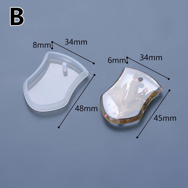 Силиконовая форма для кулона DIY fdgrfgKeyring, форма для литья ювелирных изделий из эпоксидной смолы