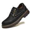 Genuine Leather Outdoor Work Shoes Big Head Leather Shoes Labor Protection Shoes Wear-Resistant Non-Slip Casual Shoes