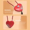 Love Lock Свадебный замок Heart Love Кодовый замок Школьная сумка Рюкзак Тележка Коробка Концентрический замок Цинковый сплав