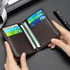 Portable Super Slim Soft Wallet Pu Leather Mini Credit Card Wallet Purse Card Holders Men Wallet Thin Small Short Wallets