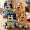 HOT 20cm Bluey Dog Bingo Family Plush Toy Cartoon Dog Soft Stuffed Animals Dolls Birthday Christmas Gifts Family Blue-Y Bingo