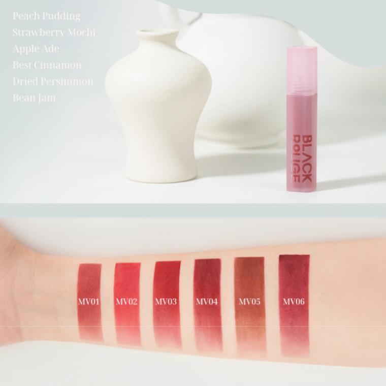 BLACK ROUGE Mudish Cushion Velvet Lip 4,0 г 6 цветов