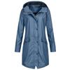 Womens Waterproof Raincoat Ladies Outdoor Wind Rain Forest Jacket Plus Size Coat