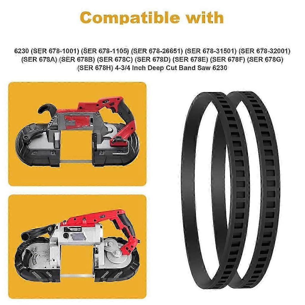 Bandsaw belt 2 pack 650721-00 for 514002079 A02807 DCS374