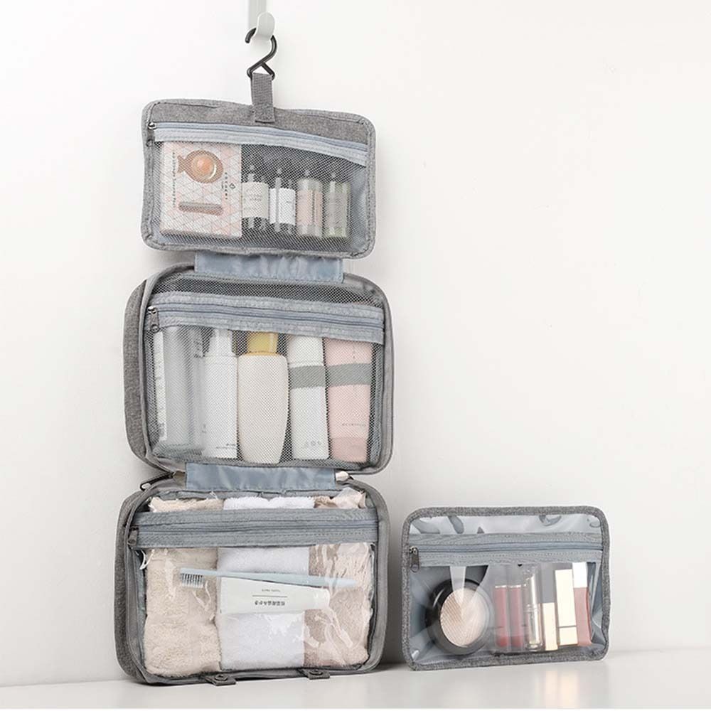 Bag Wash Pouch Hanging Zipper Storage Bags Makeup Bags Folded Cosmetic Bags Storage Toiletry Bag