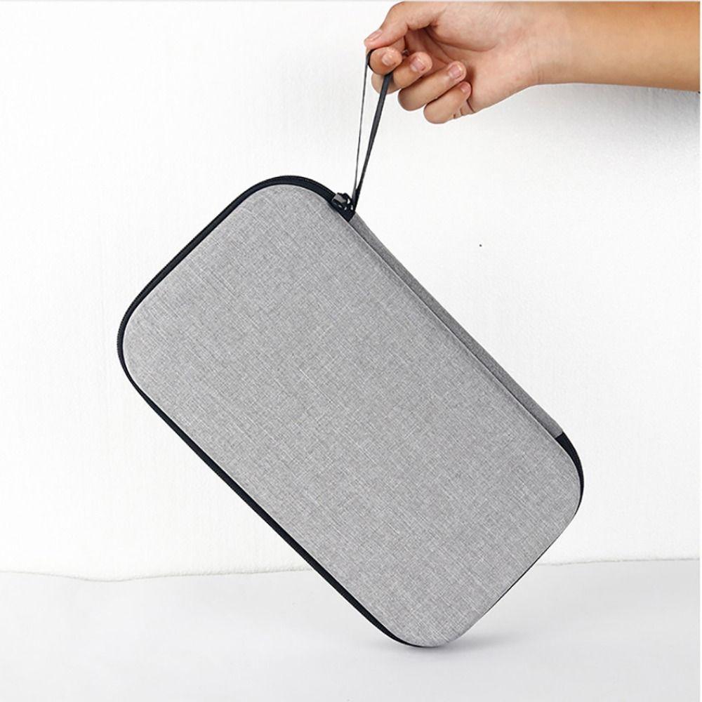 EVA Ping Pong Paddle Case Black Grey Hard Shell Storage Bag Ping Pong Paddle