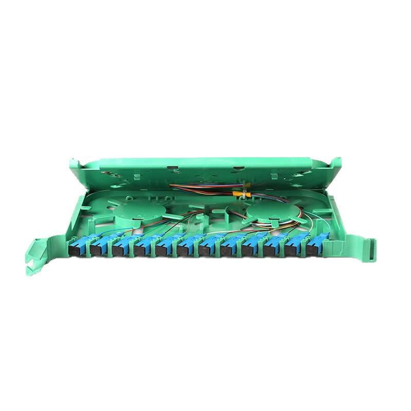 HAILE SC Тип ODF Интегрированная оптоволоконная панель одномодового типа с лотком для сварки оптических волокон, 12 волокон