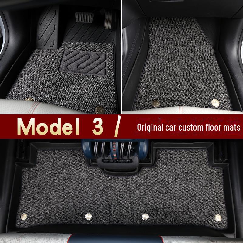 Tesla Model 3 TPE Коврик для пола и багажника - Аксессуары для модификации интерьера