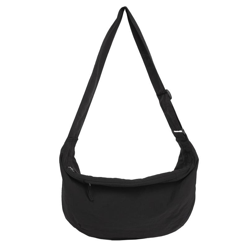 Lazy Wind Dumpling Bag New Lightweight Nylon Messenger Bag Trendy Brand Couple Casual Household Shoulder Bag