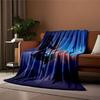 Woman on Swing at Sunset for all seasons blanket lunch break throw gift