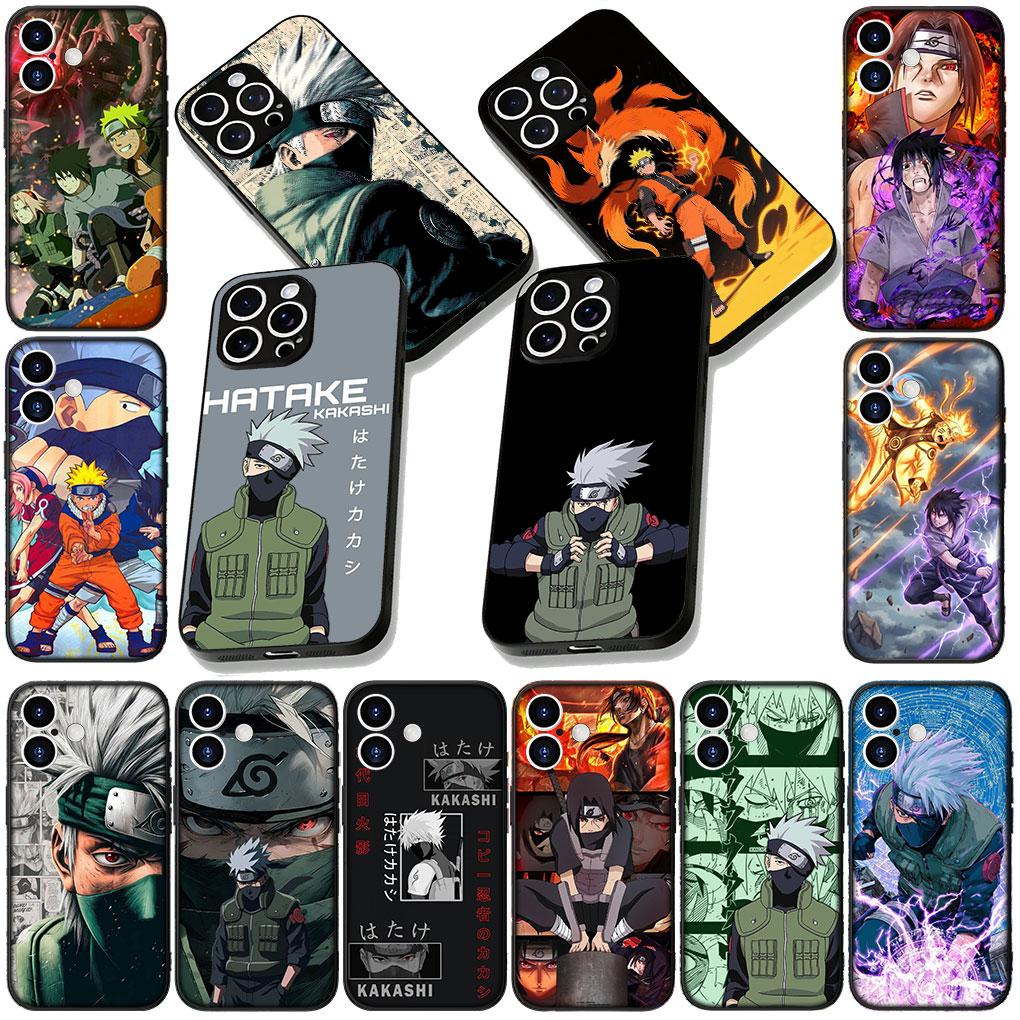 Soft Phone Cover for Samsung Galaxy S25 S24 S23 FE Plus Ultra S7 Edge A16 A15 5G s25+ Case Kakashi Hatake Narutos Uchiha Sasuke