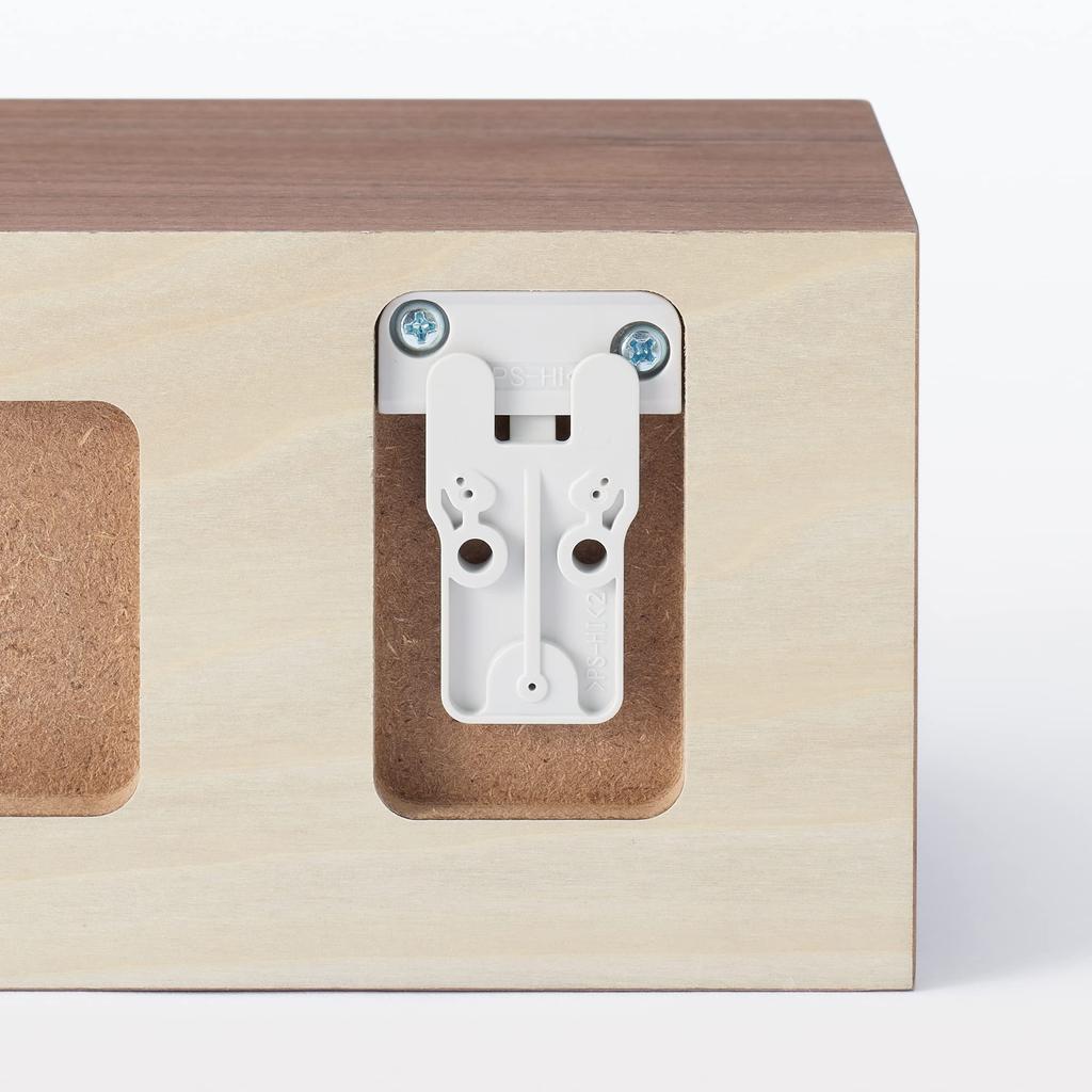 Мебель MUJI Орех 30 см Ширина x 12 см Глубина x 10 см Продукт 12939863 Настенная полка, Шпон, Высокая, Номер