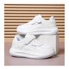 Kids White Leatherette Sneakers Boys Girls Breathable Casual Shoes
