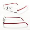 Metal Anti-Blue Light Reading Glasses Men Half Frame Prescription Eyeglasses Male Reading Glasses
