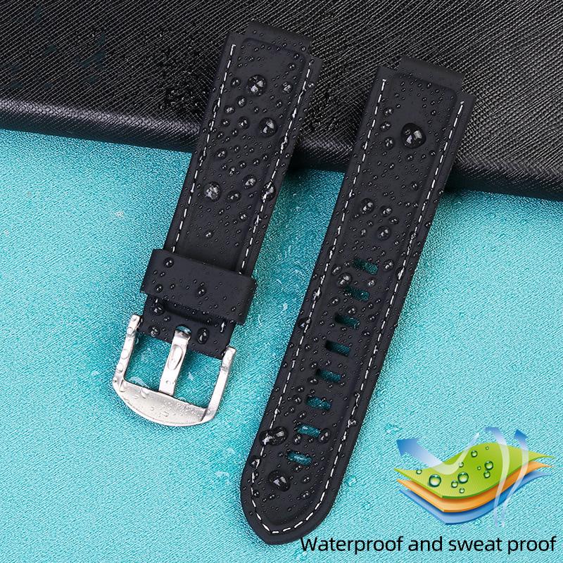 Классический резиновый ремешок для часов timex WATCH T2N720 T2N721 TW2T76300 Series черный водонепроницаемый силиконовый спортивный ремешок 24*16 мм для мужчин